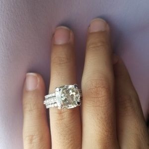 Moissanite ring
